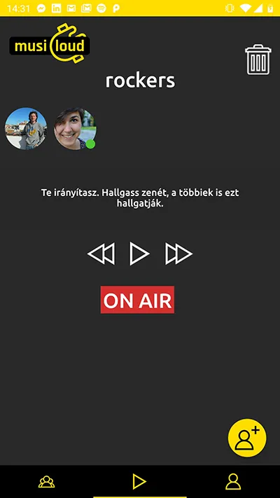 musiCloud képernyőkép