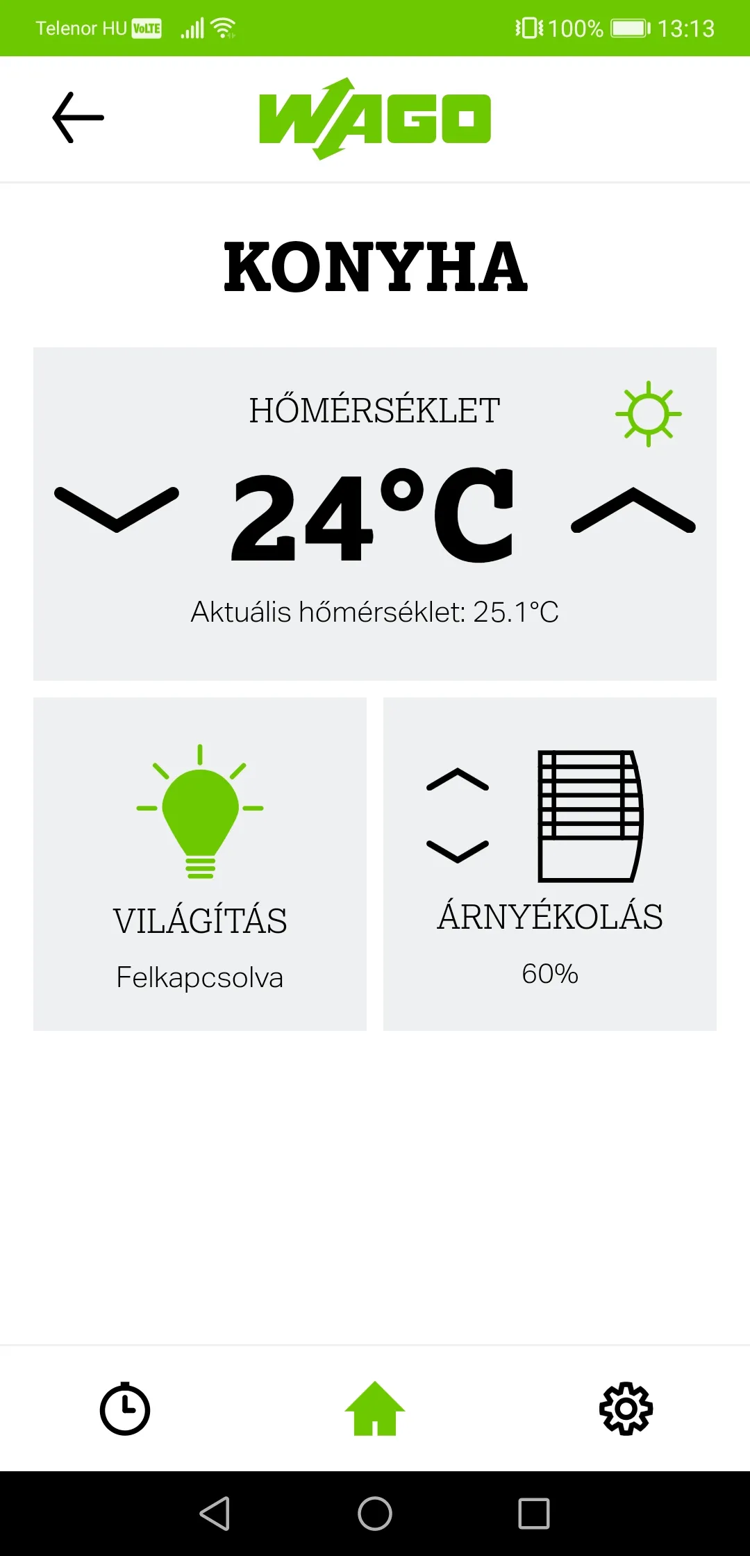 WAGO EasyLife app screenshot