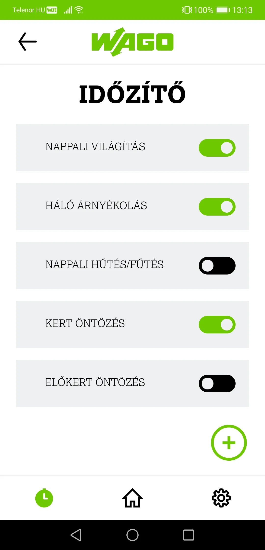WAGO EasyLife app screenshot