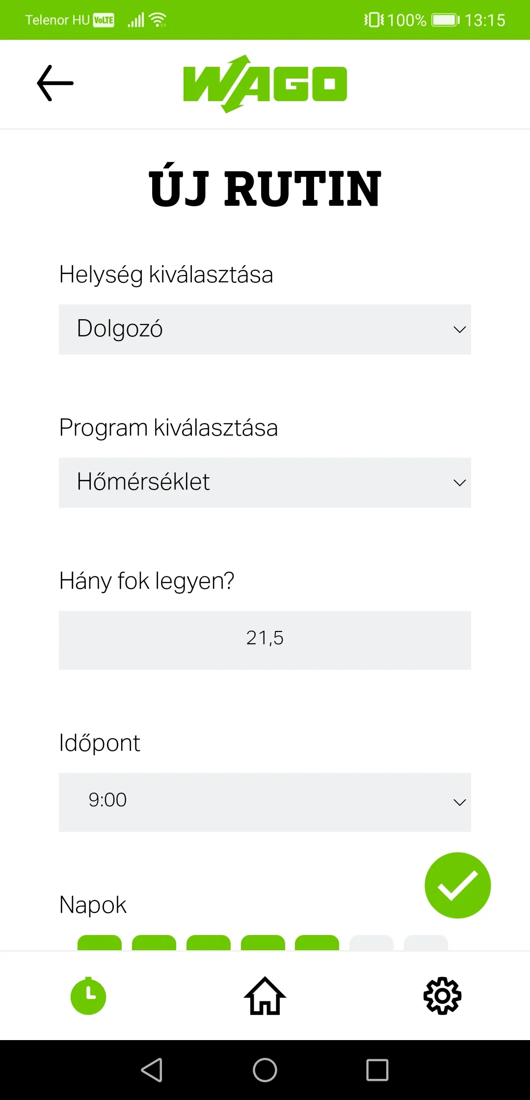 WAGO EasyLife app screenshot